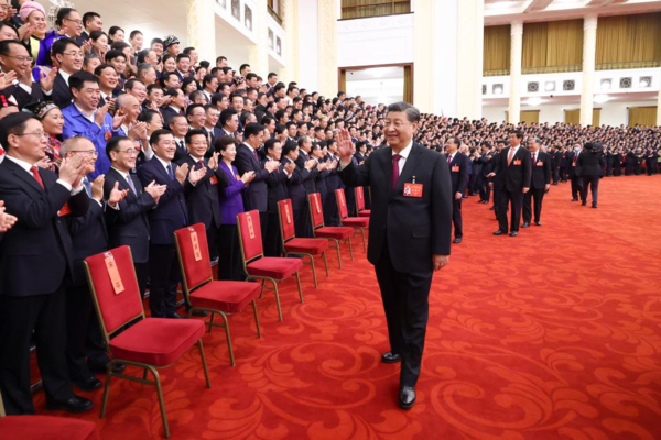 Xi Meets with CPC National Congress Delegates