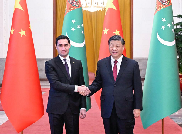 Chinese, Turkmen Presidents Hold Talks, Elevating Ties to Comprehensive Strategic Partnership