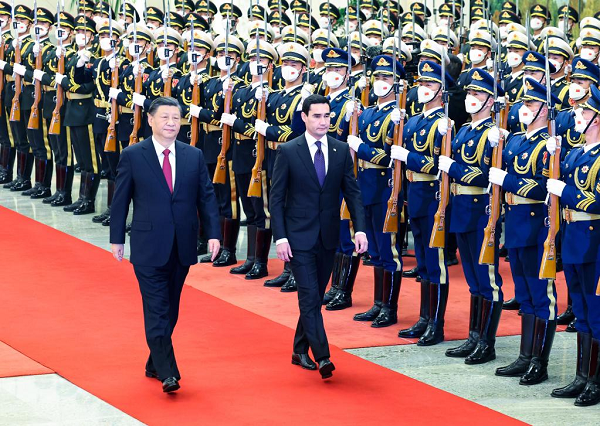 Chinese, Turkmen Presidents Hold Talks, Elevating Ties to Comprehensive Strategic Partnership