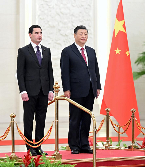 Chinese, Turkmen Presidents Hold Talks, Elevating Ties to Comprehensive Strategic Partnership