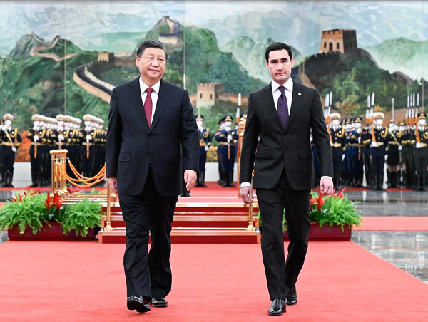 Chinese, Turkmen Presidents Hold Talks, Elevating Ties to Comprehensive Strategic Partnership