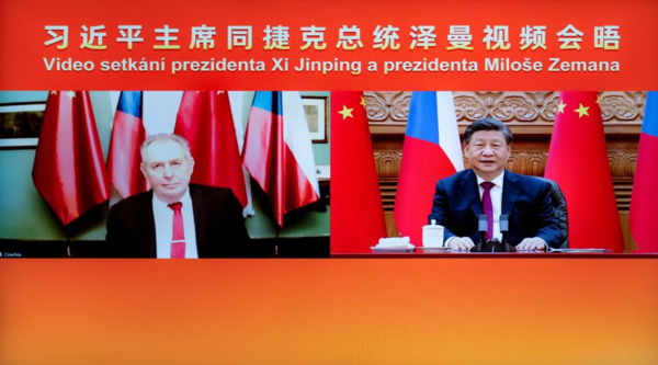 Chinese, Czech Presidents Hold Virtual Meeting