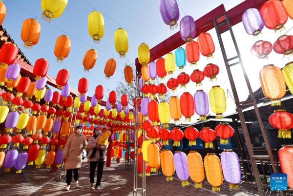 People Celebrate Upcoming Spring Festival Across China