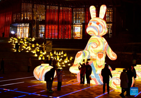 People Celebrate Upcoming Spring Festival Across China