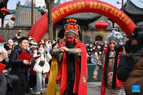 Various Folk Cultural Activities Held to Welcome Upcoming Lantern Festival in China