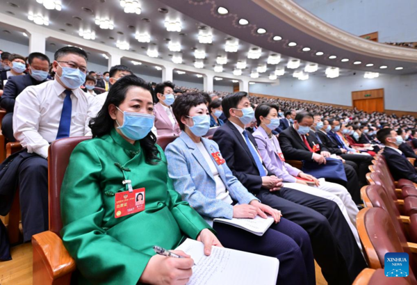 China's National Legislature Holds 2nd Plenary Meeting of Annual Session