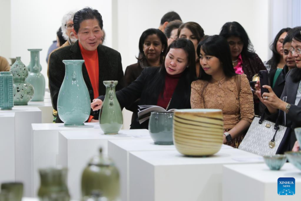 'Longquan City Celadon Art' Exhibition Held in Brussels, Belgium