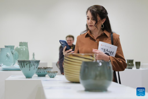 'Longquan City Celadon Art' Exhibition Held in Brussels, Belgium