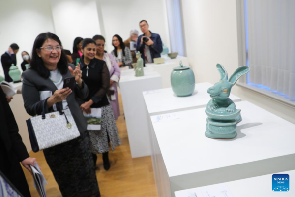 'Longquan City Celadon Art' Exhibition Held in Brussels, Belgium