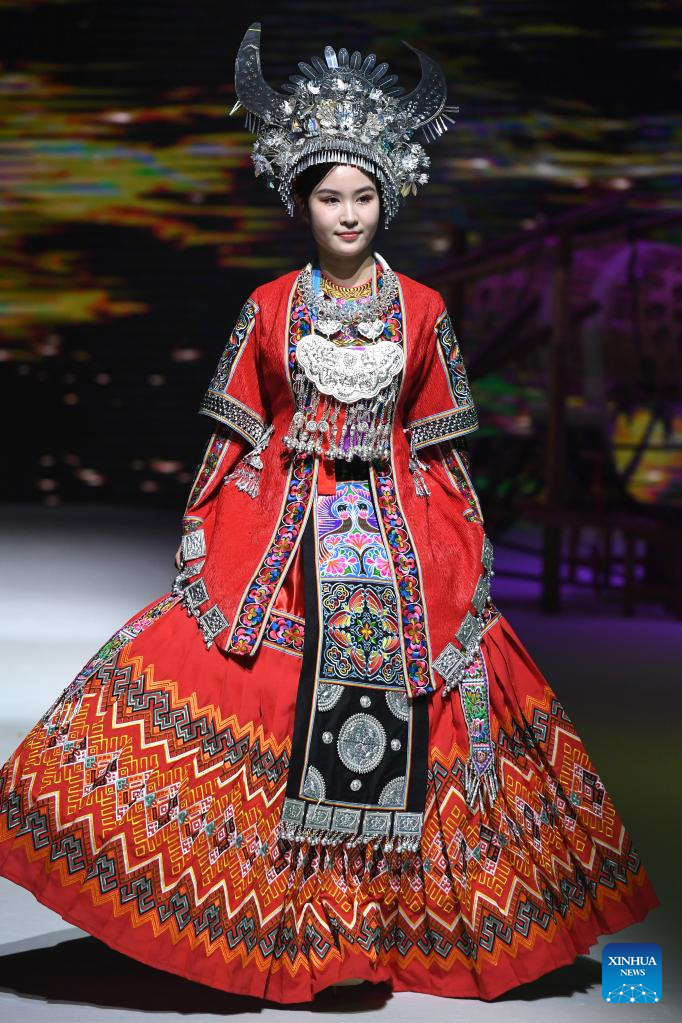 Ethnic Costume Show Held in Nanning, S China