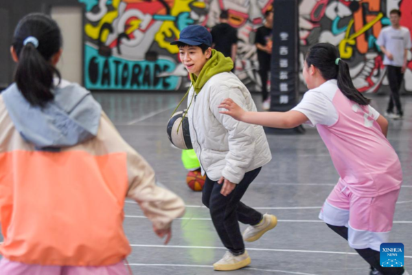 In Pics: Women's Basketball Club in NW China's Xinjiang