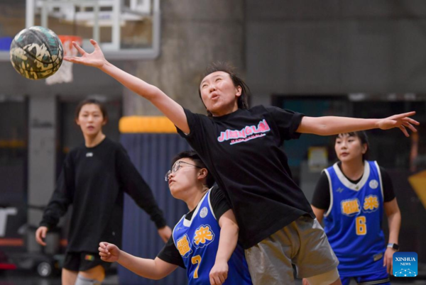 In Pics: Women's Basketball Club in NW China's Xinjiang