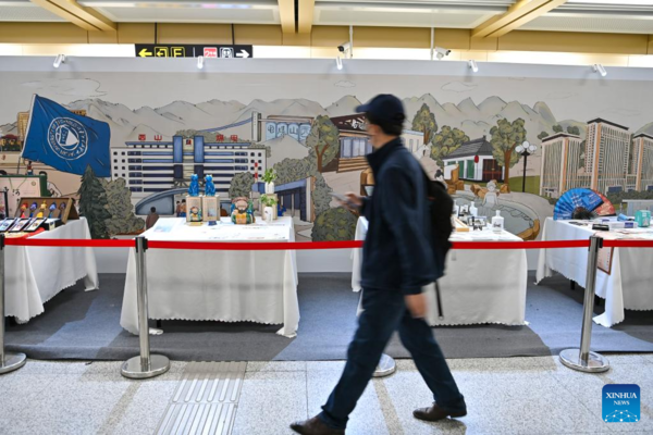 Cultural and Creative Products Showcased at Metro Station in N China