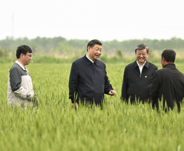 Xi Visits City of Cangzhou in North China's Hebei Province