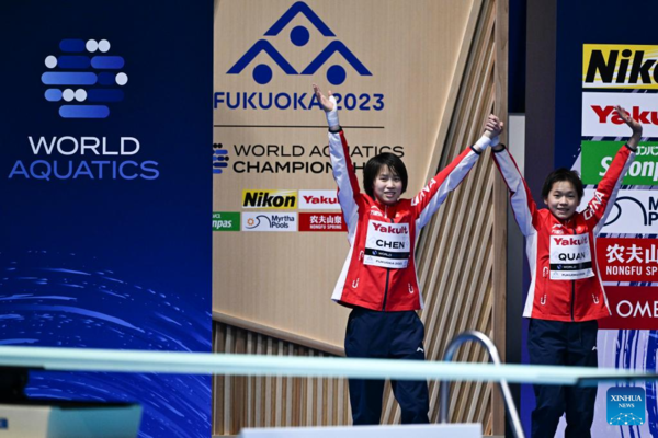 China's Quan and Chen Storm to Women's Sychronized 10m Platform Victory