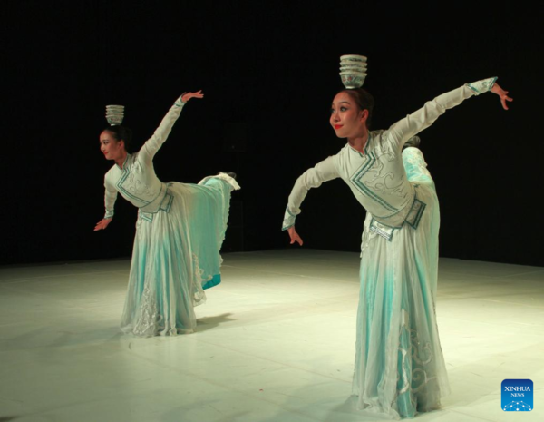Chinese Folk Dance Staged in Sofia, Bulgaria