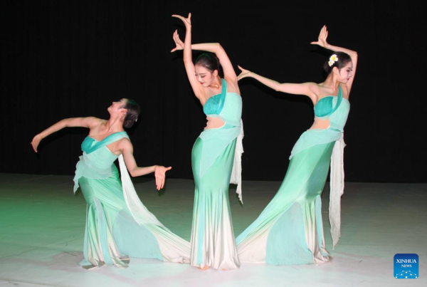 Chinese Folk Dance Staged in Sofia, Bulgaria