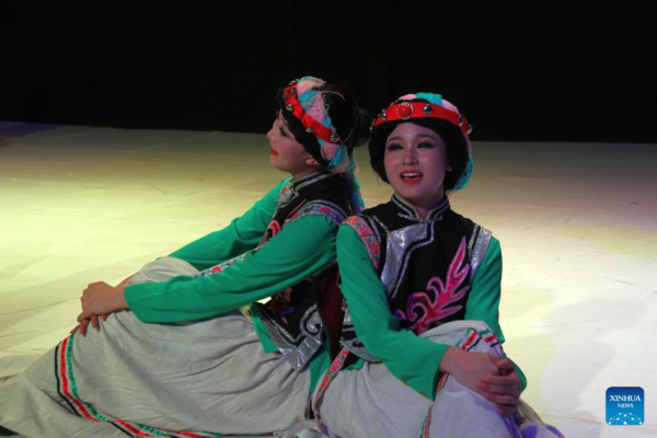 Chinese Folk Dance Staged in Sofia, Bulgaria