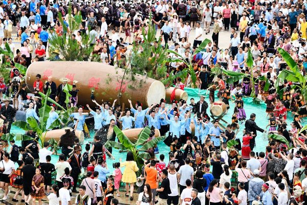 Celebrations of Ethnic Festival 'Liuyueliu' in SW China
