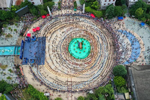 Celebrations of Ethnic Festival 'Liuyueliu' in SW China