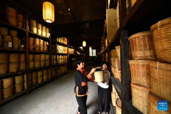 Wuzhou City Famous for Liubao Tea Making in S China's Guangxi