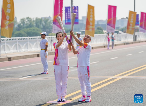 Torch Relay of 19th Asian Games Continues in Quzhou, E China