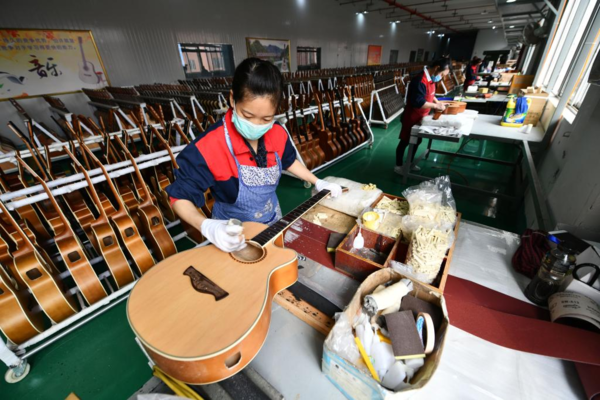 Chinese Guitar-Making Industry Rides on Wave of Belt and Road Initiative