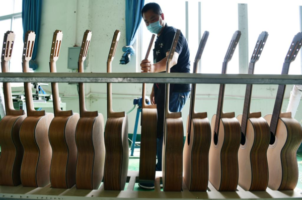 Chinese Guitar-Making Industry Rides on Wave of Belt and Road Initiative