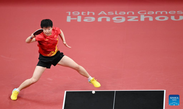 China Takes 5th Consecutive Women's Team Title in Asiad Table Tennis