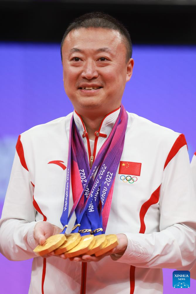 China Takes 5th Consecutive Women's Team Title in Asiad Table Tennis