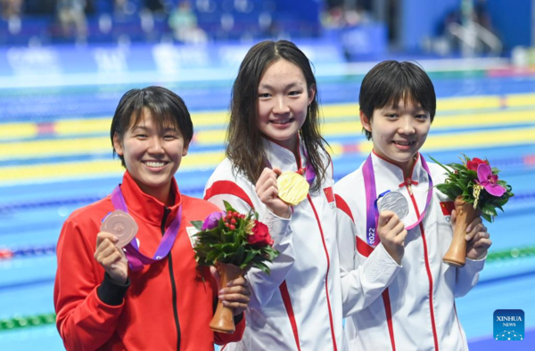 Li Bingjie Wins Women's 400m Freestyle at Hangzhou Asiad