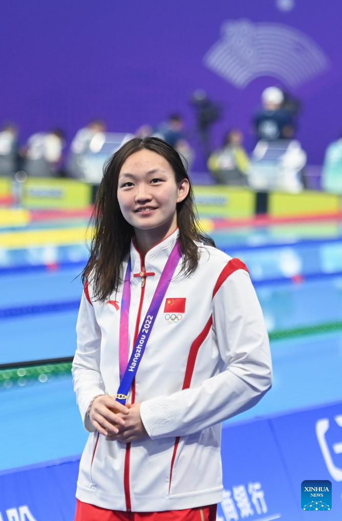 Li Bingjie Wins Women's 400m Freestyle at Hangzhou Asiad