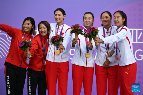 China Wins 6th Straight Women's Beach Volleyball Gold at Asiad