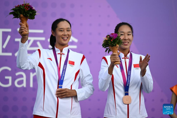 China Wins 6th Straight Women's Beach Volleyball Gold at Asiad