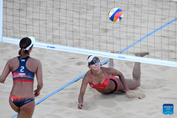 China Wins 6th Straight Women's Beach Volleyball Gold at Asiad