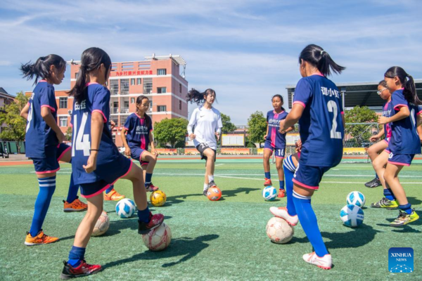 The Rural Girls Chasing Goals on Football Pitches