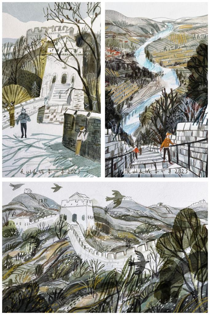 Illustrator Arouses Deeper Interest in the Great Wall Through Her Captivating Drawings