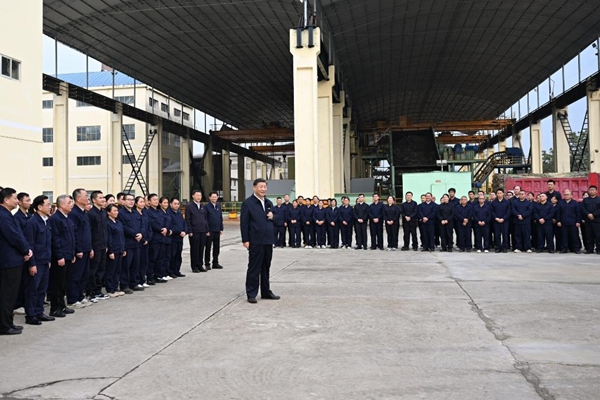 Xi Inspects City of Laibin in South China's Guangxi