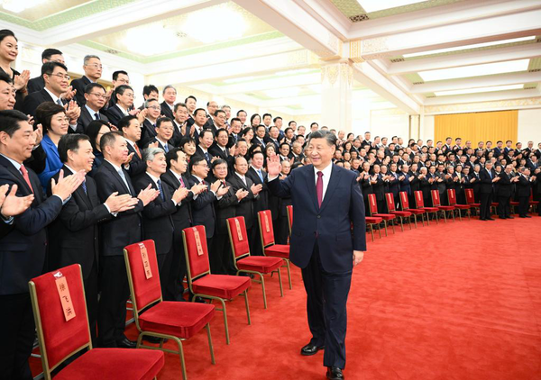 Xi Meets Chinese Diplomatic Envoys to Foreign Countries