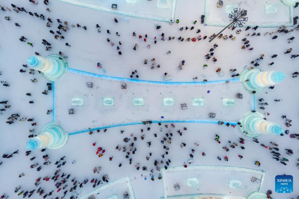 International Ice Sculpture Competition Concludes in Harbin