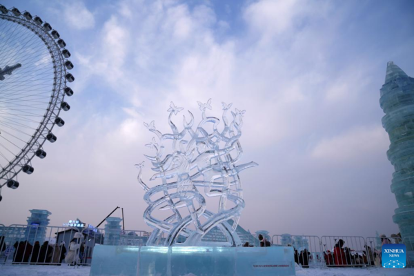 International Ice Sculpture Competition Concludes in Harbin