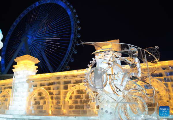 International Ice Sculpture Competition Concludes in Harbin