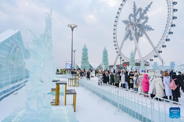 International Ice Sculpture Competition Concludes in Harbin