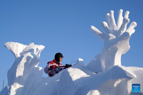 International Snow Sculpture Competition Held in Harbin