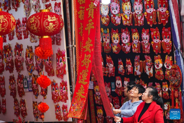 People Prepare for Upcoming Chinese New Year Across China