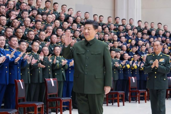 Xi Inspects Troops Stationed in Tianjin, Extends Festival Greetings to All Servicemen