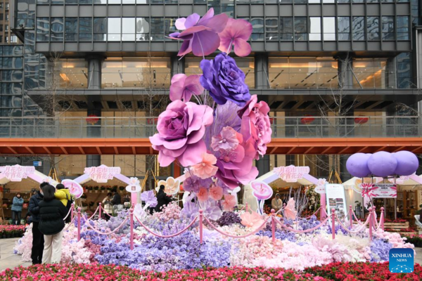 Flower-Themed Fairs Held in Chengdu to Celebrate Upcoming Chinese New Year