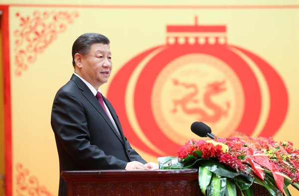 Xi Focus: Xi Extends Spring Festival Greetings to All Chinese, Urging Efforts to Write New Chapter in Advancing Chinese Modernization