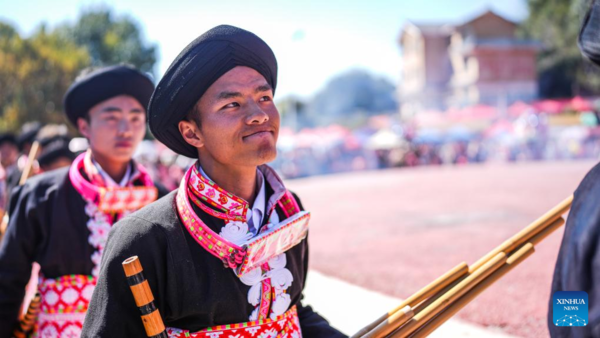 Miao People Celebrate 'Tiaohua' Festival to Pray for Harvest and Well-Being in New Year