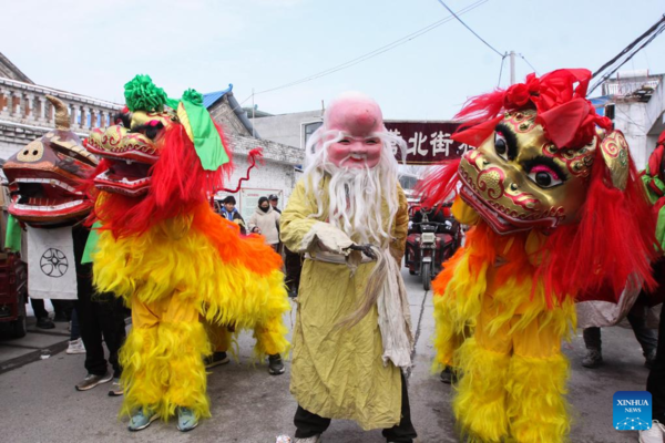 People Celebrate Upcoming Lantern Festival in China